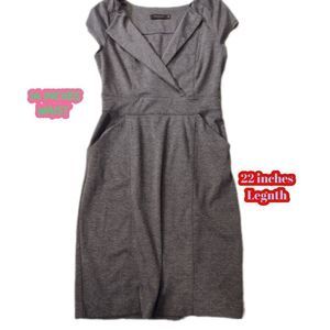 Women Solid Gray Dress